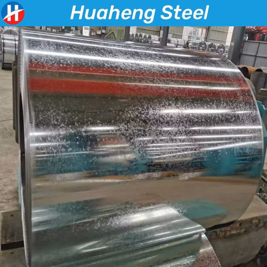 Chapa de aço galvanizado laminado a quente/a frio G90 Z180 Z275 Dx51d, Dx52D, Dx53D SGCC/PPGI/PPGL Galvalume eletrolítico de aço Zinco Gi Bobina de aço galvanizado