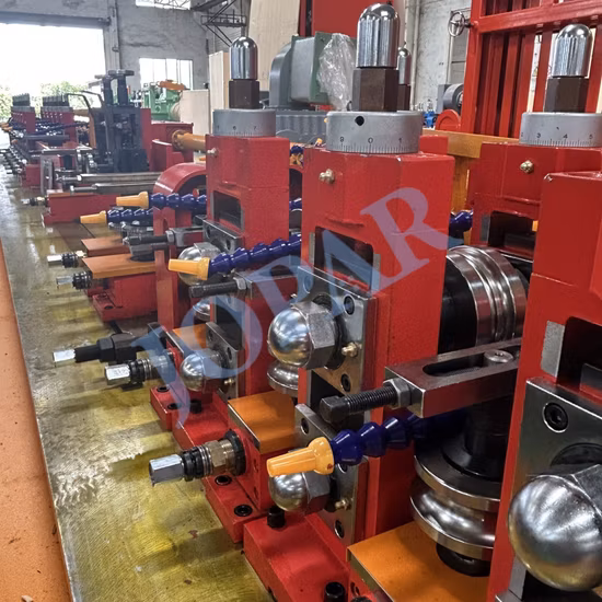 Tubo e tubo de aço ERW Tubo e tubo soldado de costura reta de aço carbono Máquina para fabricar tubos de alta frequência Máquina para fabricar tubos Moinho de tubos